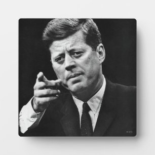 Placa Expositora Fotografía de John F. Kennedy 3