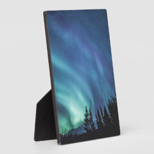 Placa Expositora Fotografía de la naturaleza de la luz polar