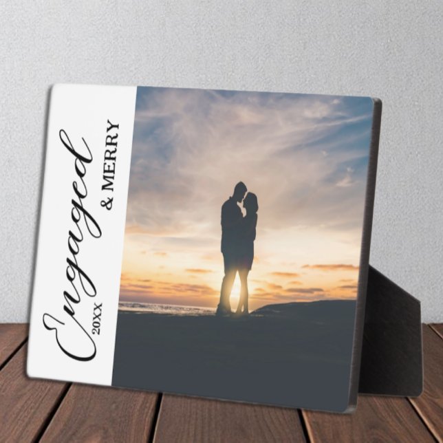 Placa Expositora Fotografía de Pareja de cerezo y de compromiso (Subido por el creador)