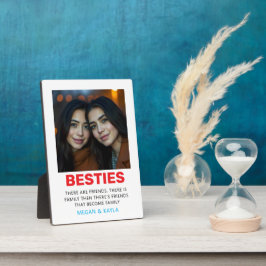 Placa Expositora Fotografía del Día de la Amistad Feliz