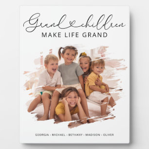 Placa Expositora Fotografía Elegante De Abuelos Abuelos