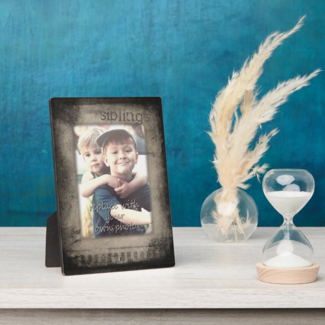 Placa Expositora Fotograma de tira de película alterada de Grunge u (Lado)