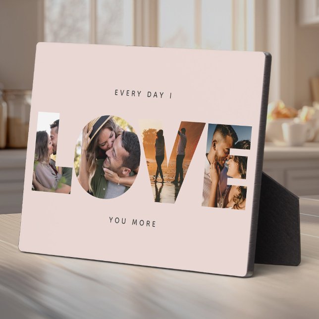 Placa Expositora Fotomontaje de AMOR personalizado Modernidad minim (Subido por el creador)