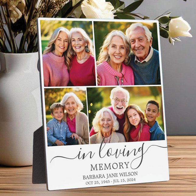 Placa Expositora Fotomontaje de recuerdo en memoria con cariño (Subido por el creador)