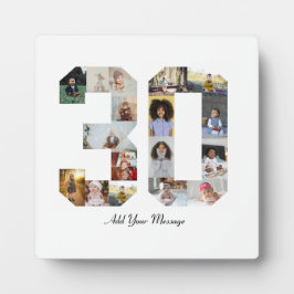 Placa Expositora Fotomontaje del número 30