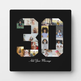 Placa Expositora Fotomontaje del número 30