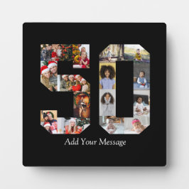 Placa Expositora Fotomontaje del número 50