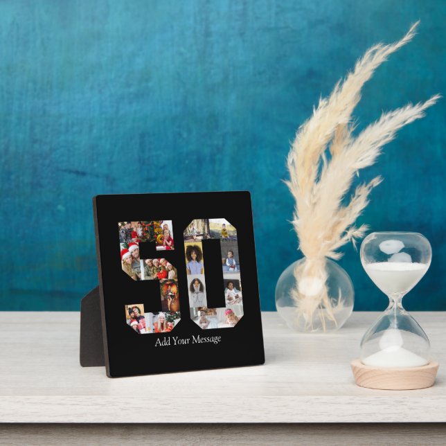 Placa Expositora Fotomontaje del número 50 (in situ)