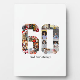 Placa Expositora Fotomontaje del número 60