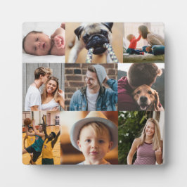 Placa Expositora Fotos de la familia Personalizado de collage de fo