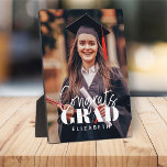 Placa Expositora Fotos del Personalizado de guiones simples y moder<br><div class="desc">Este diseño sencillo y moderno se compone de una tipografía de suero y añade una foto personalizado.</div>