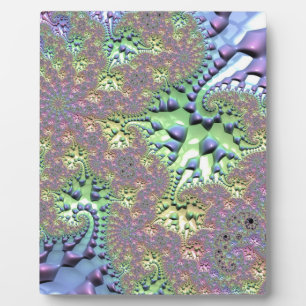 Placa Expositora Fractal Arcoíris Brillante