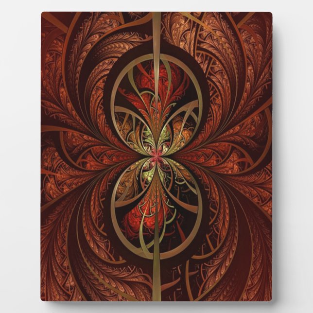 Placa Expositora Fractal Wood (Frente)