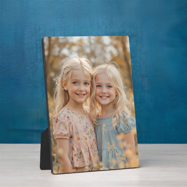 Placa Expositora Frameless Custom Photo Tabletop Easel Back Plaque (Subido por el creador)