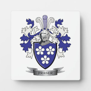 Placa Expositora Fraser Family Crest Coat.