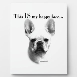 Placa Expositora Frenchie Happy Face
