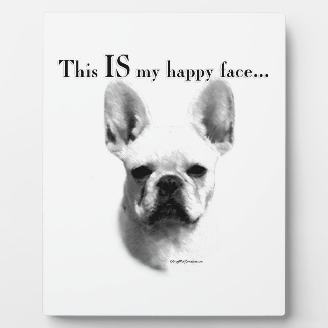 Placa Expositora Frenchie Happy Face (Frente)