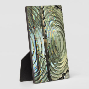 Placa Expositora Frensel Lens, faro Cabo Blanco, costa de Oregón