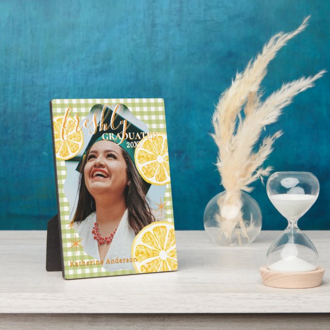 Placa Expositora Freshly Graduated Lemon Gingaham  (Lado)