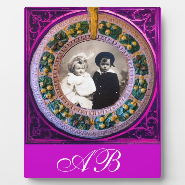 PLACA EXPOSITORA FRUTAS DE RENACIMIENTO DE FLORENTINA MONOGRAM (Frente)