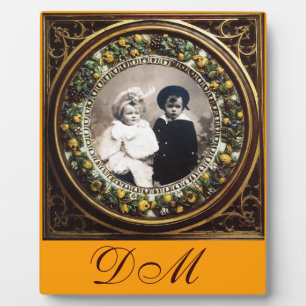 PLACA EXPOSITORA FRUTAS DE RENACIMIENTO DE FLORENTINA MONOGRAM