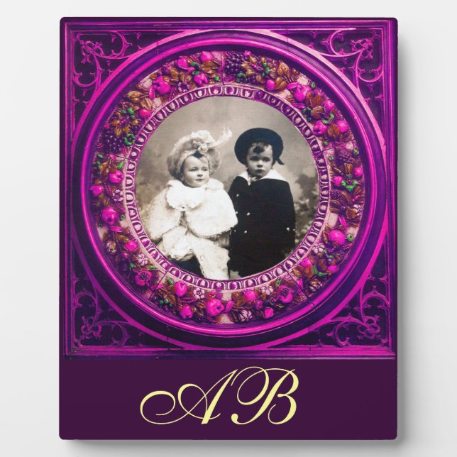 PLACA EXPOSITORA FRUTAS DE RENACIMIENTO DE FLORENTINA MONOGRAM (Frente)