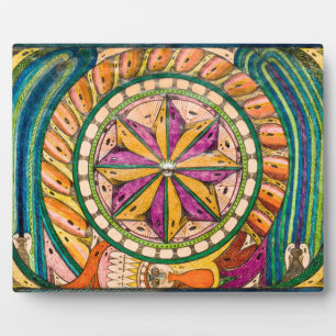 Placa Expositora Fuego bengalí   Adolf Wolfli  