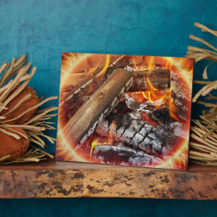 Placa Expositora Fuego con halo