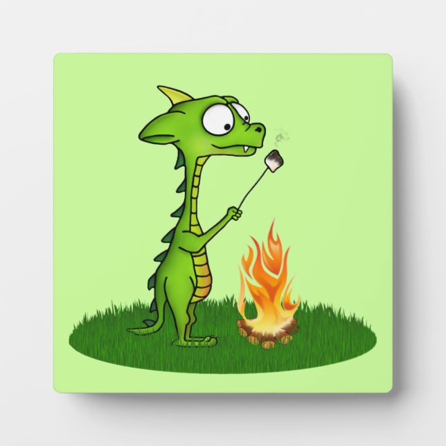 Placa Expositora Fuego de dragón (Frente)