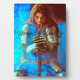 Placa Expositora Fuerza y Rótulo humilde