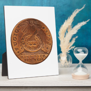 Placa Expositora Fugio Cent Mind Your Business Copper Penny