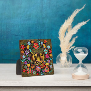 Placa Expositora Fun Fun Floral BoHo Inespirivity Easel