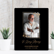 Funeral Black Fake Golden Brands Foto Recuerde