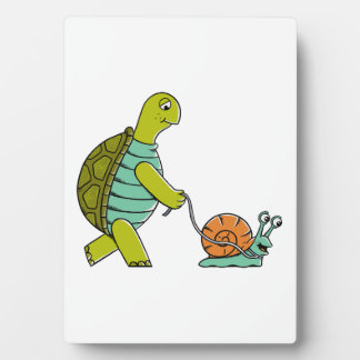 Placa Expositora Funny Animals Turtle And Snail