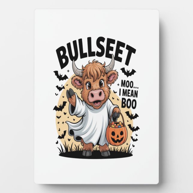 Placa Expositora Funny Cow Halloween (Frente)