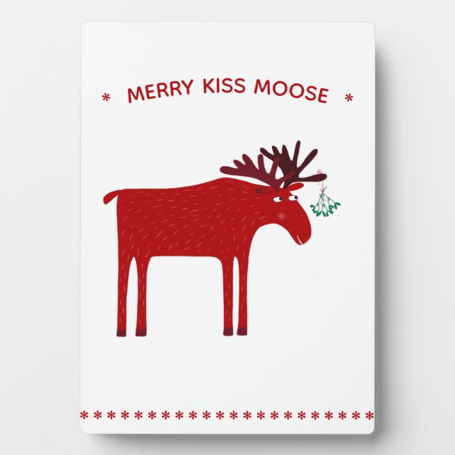 Placa Expositora Funny Moose Holiday (Frente)