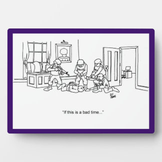 Placa Expositora Funny Swat Team Business Plaque