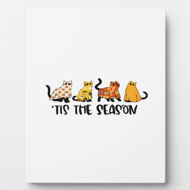 Placa Expositora Funny Tis The Season Spooky Halloween Costume (Frente)