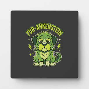 Placa Expositora Fur-Ankenstein Divertido Perro de Frankenstein Hal