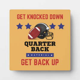 Placa Expositora Fútbol americano