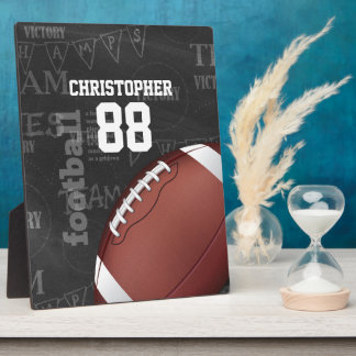 Placa Expositora Fútbol Americano Personalizado