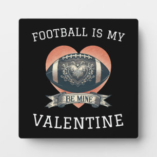 Placa Expositora Fútbol es mi San Valentín