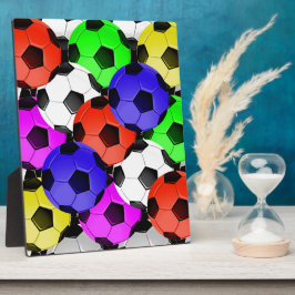 Placa Expositora Fútbol o fútbol americano multicolor
