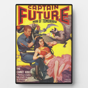 PLACA EXPOSITORA FUTURO CAPITÁN FUTURO PULP CIENCE FICTION