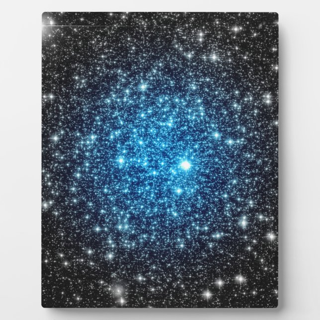Placa Expositora Galaxia azul y negra (Frente)