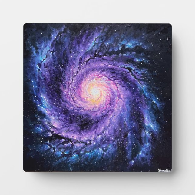 Placa Expositora Galaxia espiral (Frente)