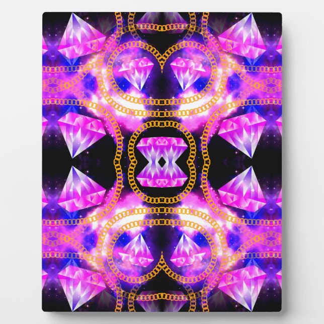 Placa Expositora galaxia gem (Frente)