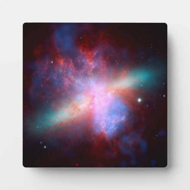Placa Expositora Galaxia M82 (Frente)