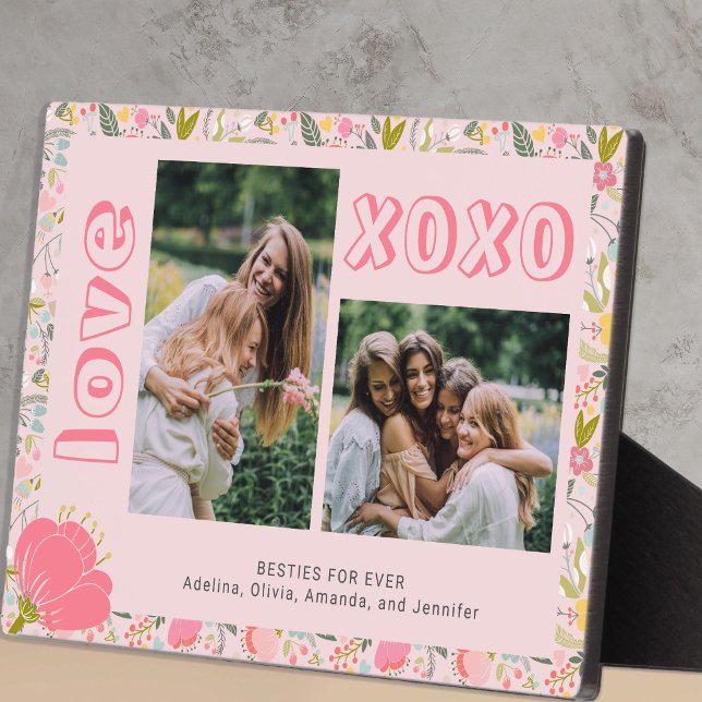Placa Expositora Galentine's Day best friends photo keepsake (Subido por el creador)