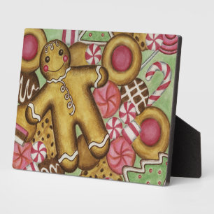 Placa Expositora Galletas de jengibre Navidad Art Decor